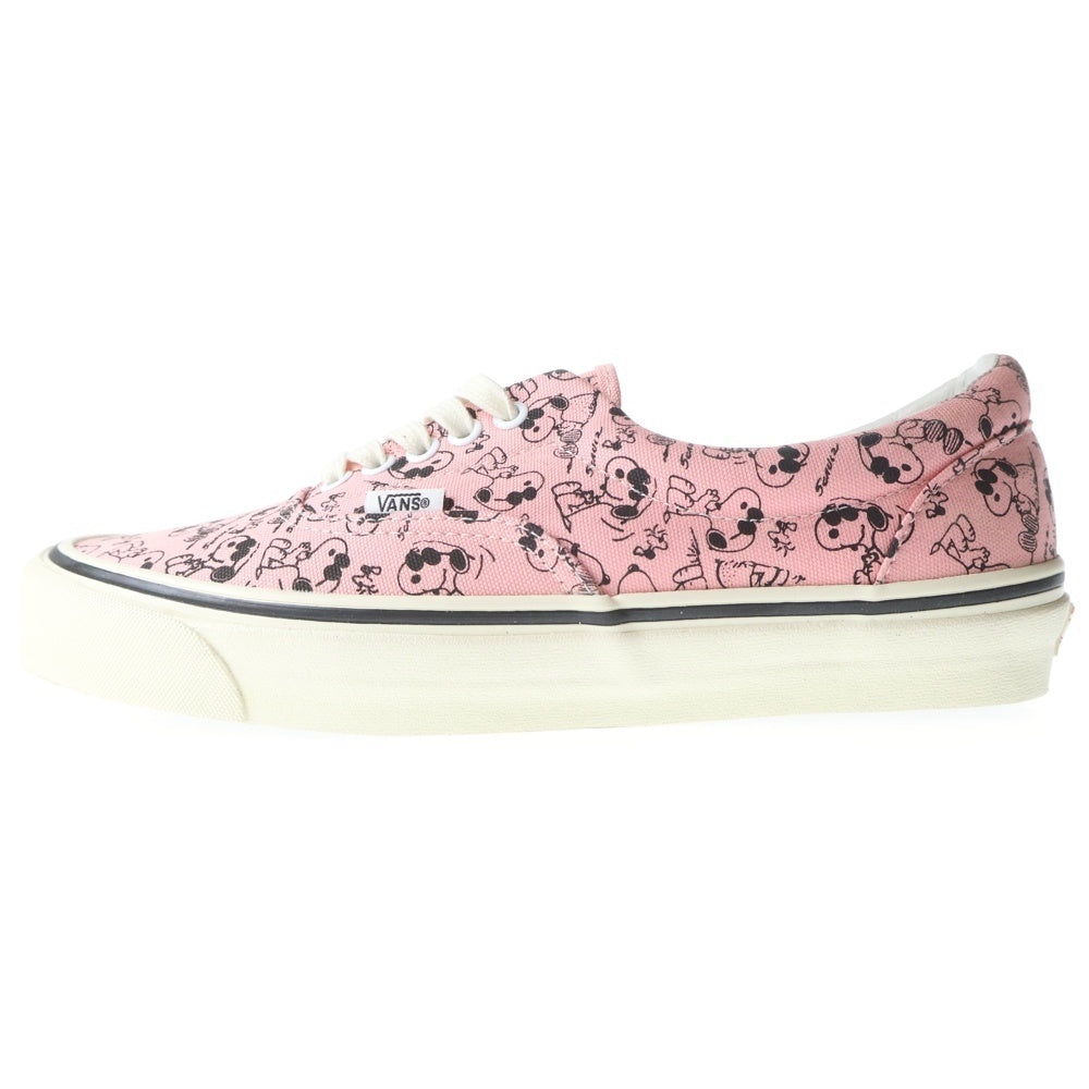 VANS(ヴァンズ) ×SNOOPY Camp Snoopy OG Era LX Peaches n' Cream キャンプ スヌーピー エラ ピーナッツクリーム ローカットスニーカー ピンク US10/28cm VN-0OZDDD7