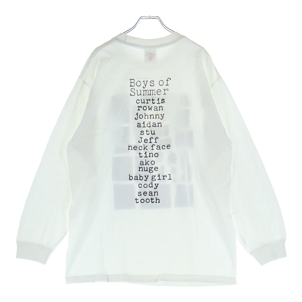 BOYS OF SUMMER(ボーイズオブサマー) × Weirdo Dave Fuck This Life L/S Tee ウィアード・デイヴ ファックディスライフ グラフィックフォトプリント クルーネック ロングスリーブ 長袖Tシャツ