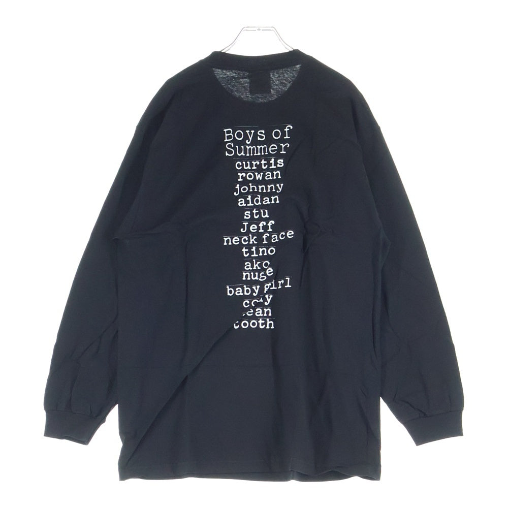 BOYS OF SUMMER(ボーイズオブサマー) × Weirdo Dave Fuck This Life L/S Tee ウィアード・デイヴ ファックディスライフ グラフィックフォトプリント クルーネック ロングスリーブ 長袖Tシャツ