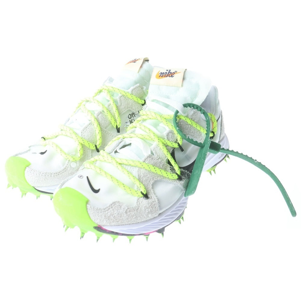 NIKE(ナイキ) ×OFF-WHITE WMNS ZOOM TERRA KIGER 5 オフホワイト ウィメンズ ズーム テラカイガー ローカットスニーカー シルバー US7/24cm レディース CD8179-100