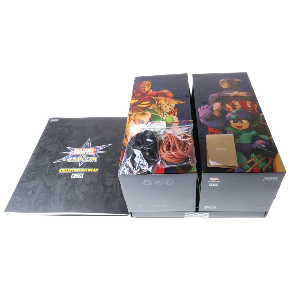ASICS(アシックス) ×KITH ×Marvel ×Capcom GEL-NIMBUS 10.1 キス マーベル カプコン ゲルニンバス10.1 ローカットスニーカー オレンジ US9/27.0cm 1203B014