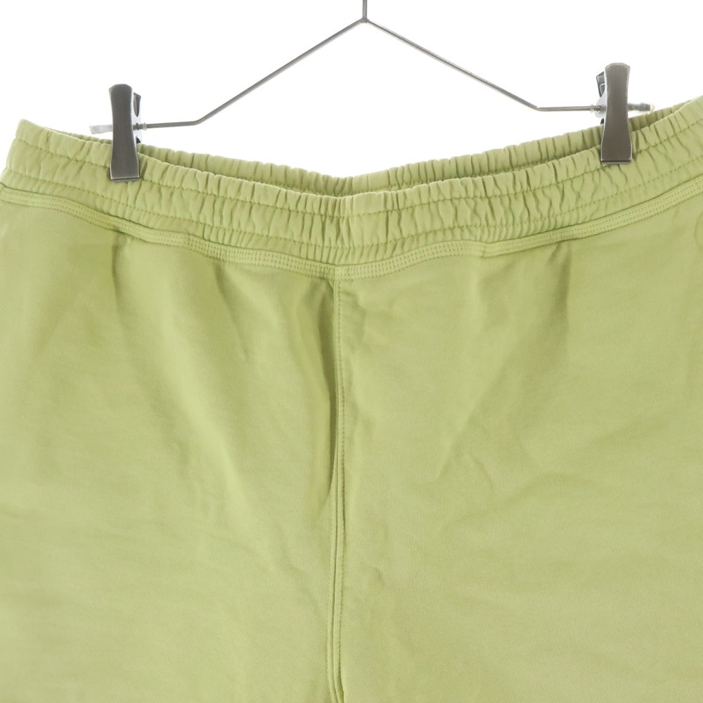 STUSSY(ステューシー) Stock Logo Shorts ストックロゴ スウェット ショーツ ライムグリーン