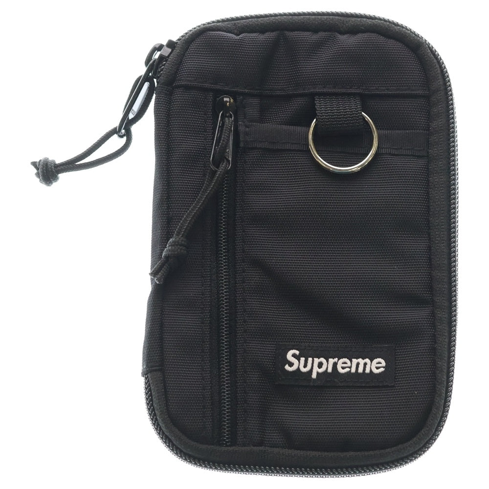 SUPREME(シュプリーム) 19AW Small Zip Pouch Wallet スモールジップポーチウォレット ブラック