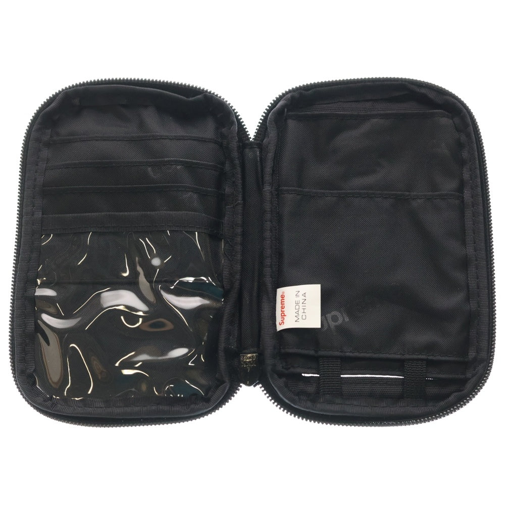 SUPREME(シュプリーム) 19AW Small Zip Pouch Wallet スモールジップポーチウォレット ブラック