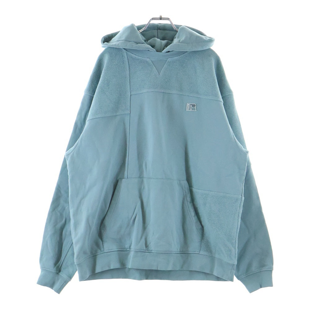 KITH(キス) × Russell Athletic Revers Patchwork Williams Hoodie ラッセルアスレチック リバース パッチワーク ウィリアムズ プルオーバースウェットパーカー KHM030229