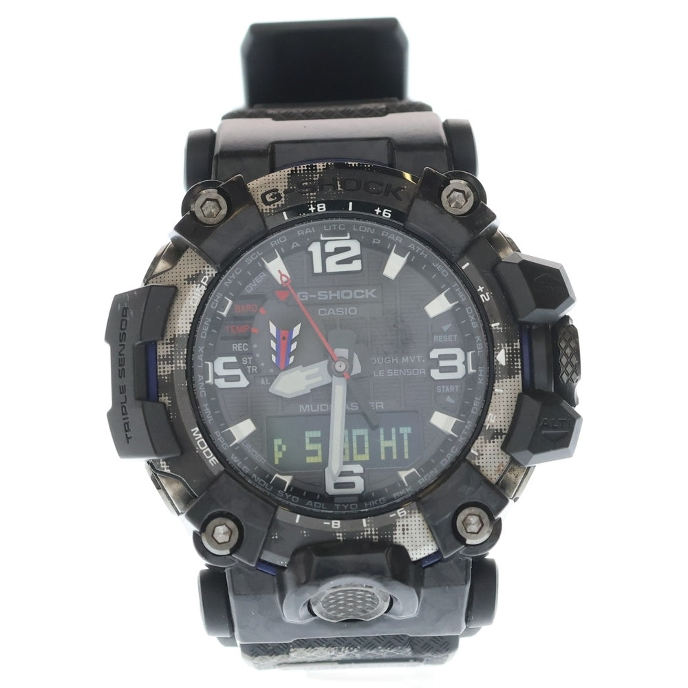 CASIO G-SHOCK(カシオ ジーショック) × TEAM LAND CRUISER TOYOTA AUTO BODY MUDMASTER チーム ランドクルーザー マッドマスター 電波ソーラー アナデジ 腕時計 ブラック GWG-2000TLC-1AJR