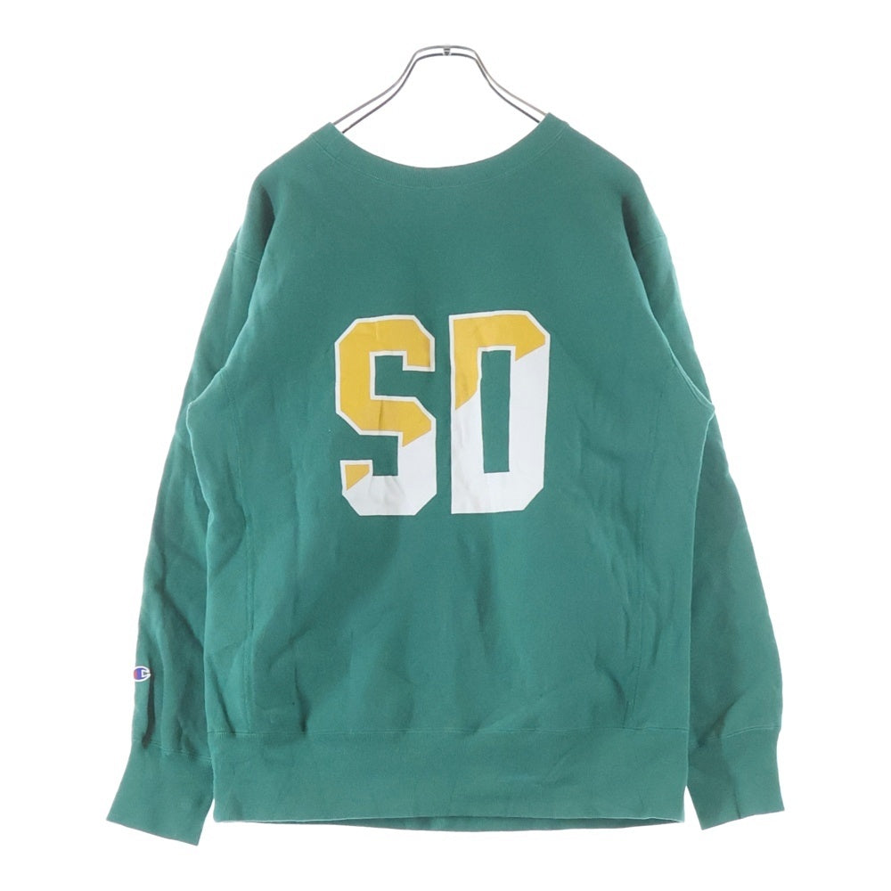 CHAMPION(チャンピオン) × STANDARD CALIFORNIA REVERSE WEAVE CREW SWEAT スタンダードカリフォルニア リバースウェーブ クルーネック スウェットトレーナー グリーン C8-W010