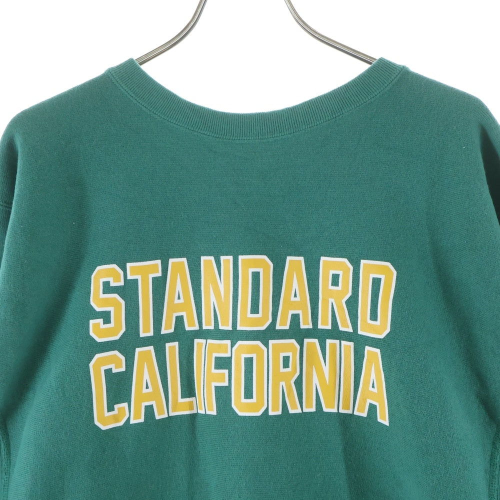 CHAMPION(チャンピオン) × STANDARD CALIFORNIA REVERSE WEAVE CREW SWEAT スタンダードカリフォルニア リバースウェーブ クルーネック スウェットトレーナー グリーン C8-W010