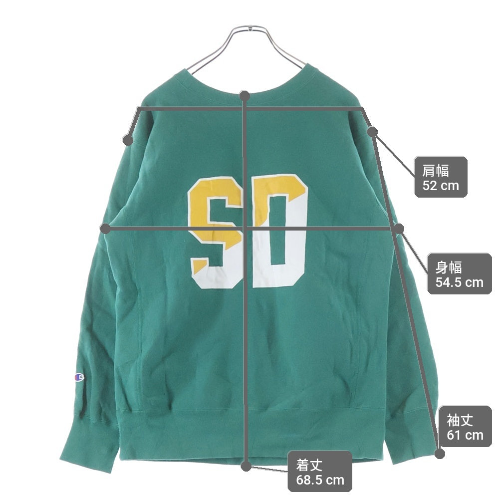 CHAMPION(チャンピオン) × STANDARD CALIFORNIA REVERSE WEAVE CREW SWEAT スタンダードカリフォルニア リバースウェーブ クルーネック スウェットトレーナー グリーン C8-W010