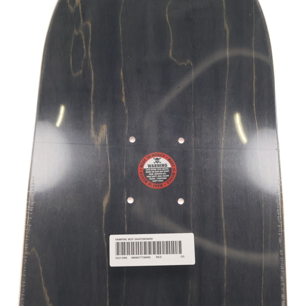 SUPREME(シュプリーム) 21SS × Sean Cliver Vampire Boy Skateboard Deck ショーン・クライヴァー ヴァンパイア ボーイ スケートボード デッキ レッド