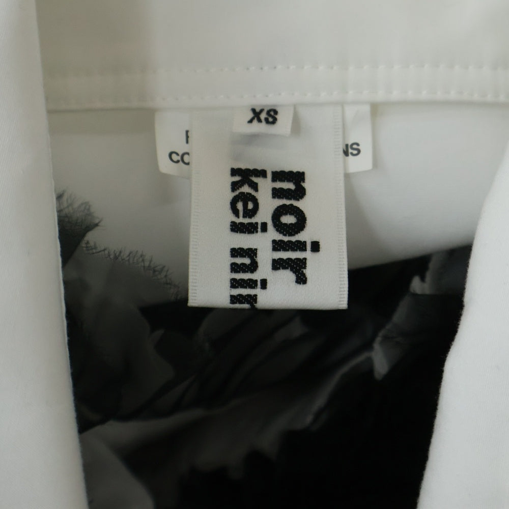 NOIR KEI NINOMIYA(ノワール ケイニノミヤ) 24SS リボンフリル ドレスワンピース ホワイト 3M-O008 レディース