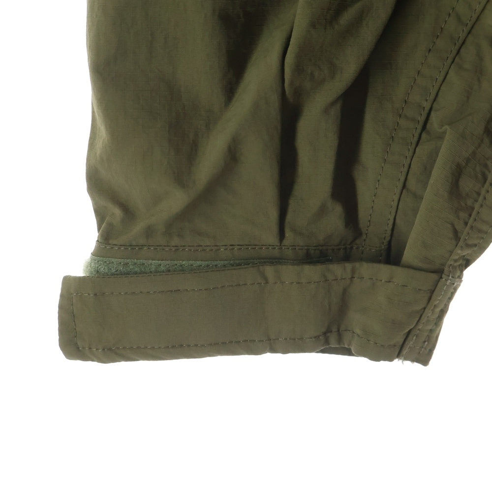 HUMAN MADE(ヒューマンメイド) Anorak Parka Jacket ロゴプリント ナイロン アノラック パーカー ジャケット フーディー カーキ