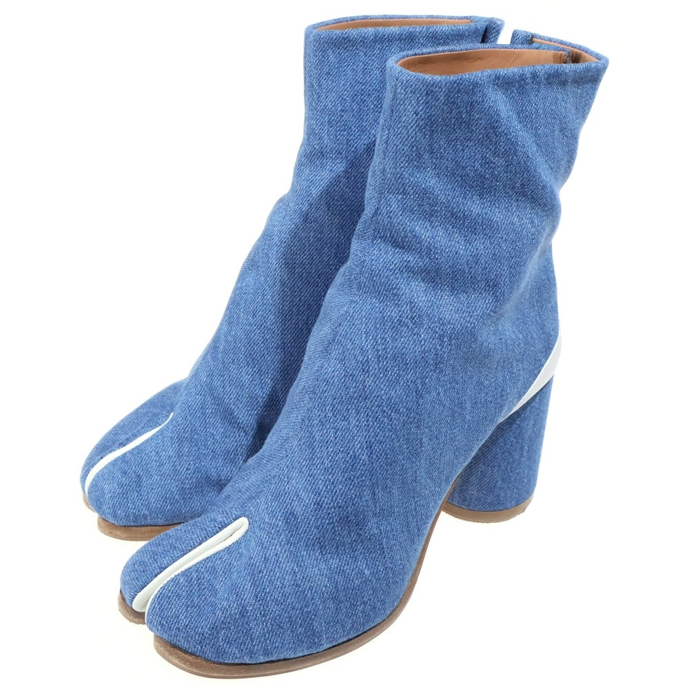 Maison Margiela(メゾンマルジェラ) TABI ANKLE BOOTS デニム 足袋 アンクル ブーツ インディゴ レディース S58WU0159