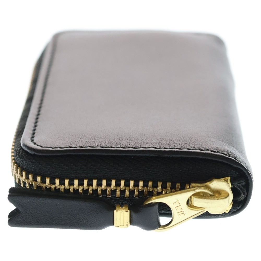 COMME des GARCONS(コムデギャルソン) CLASSIC LEATHER LONG WALLET クラシックレザー ラウンドジップ ロングウォレット 長財布 ブラック SA410X