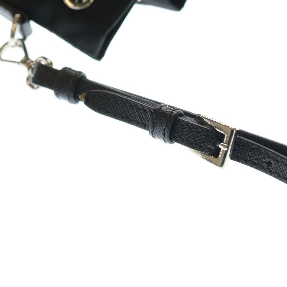 PRADA(プラダ) Re-Nylon Pouch リナイロン トライアングルロゴ ポーチ 巾着 ブラック 1NS369