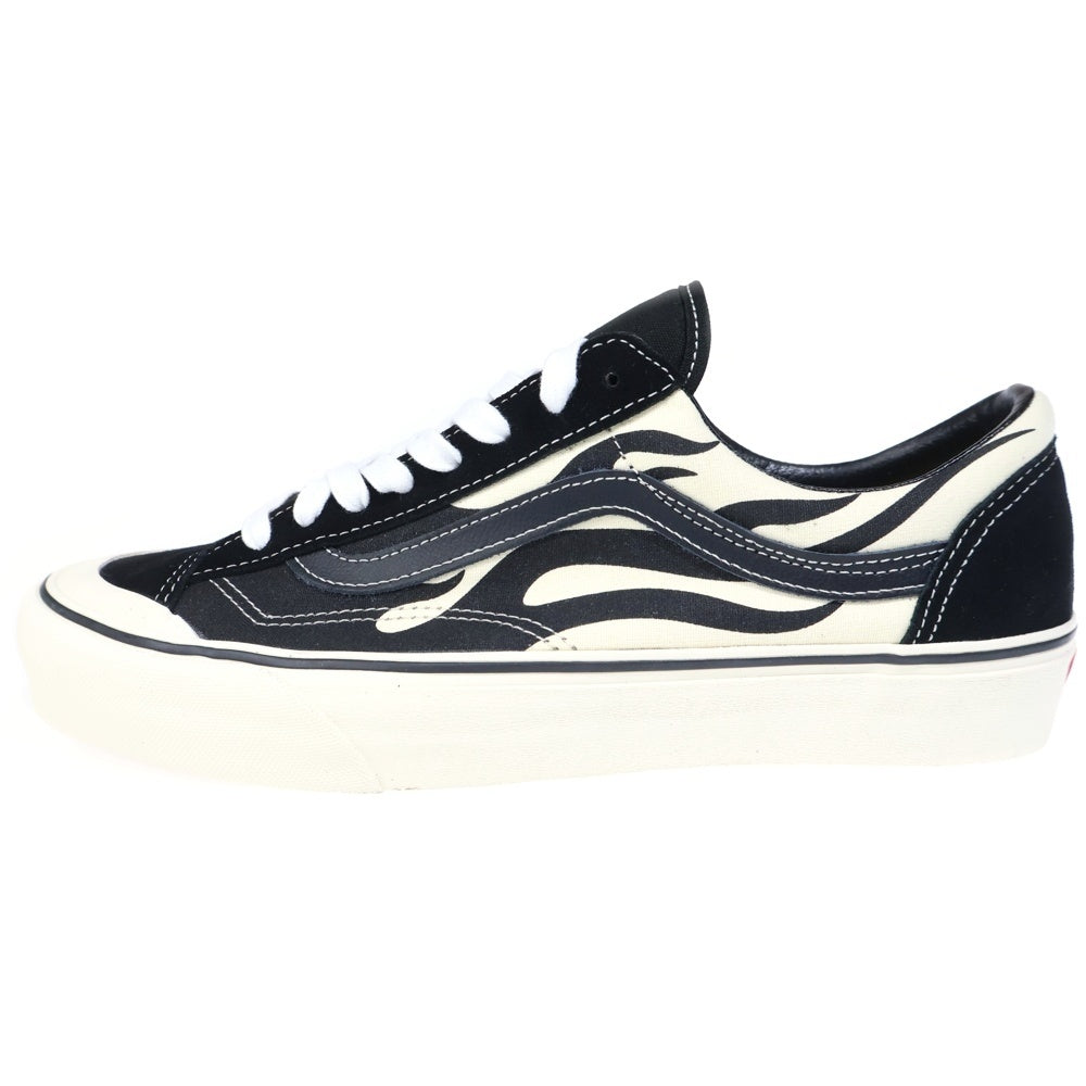 VANS(ヴァンズ) STYLE 36 SURF FLAME スタイル36 サーフ フレイムパターン ローカットスニーカー ブラック/ホワイト US9.5/27.5cm VN0A3ZCJROF