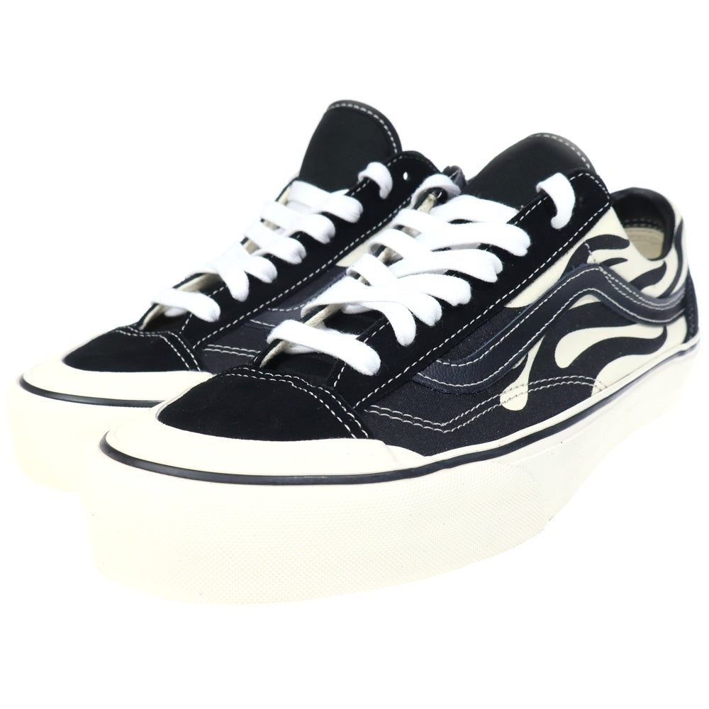 VANS(ヴァンズ) STYLE 36 SURF FLAME スタイル36 サーフ フレイムパターン ローカットスニーカー ブラック/ホワイト US9.5/27.5cm VN0A3ZCJROF