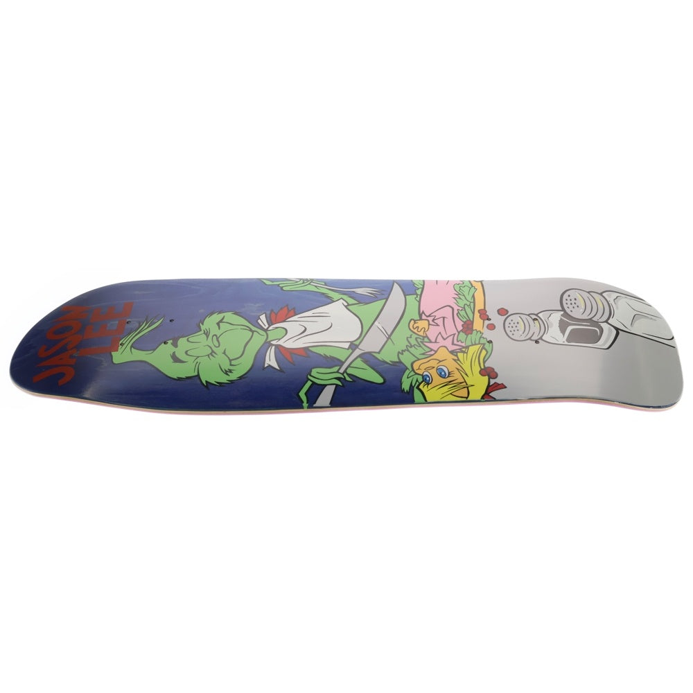 NO BRAND(ノーブランド) × Jason Lee Prime Wood LA Grinch Feast Ltd Reissue OG Shape Skateboard Deck ジェイソン・リー 復刻 グリンチ スケートボード デッキ