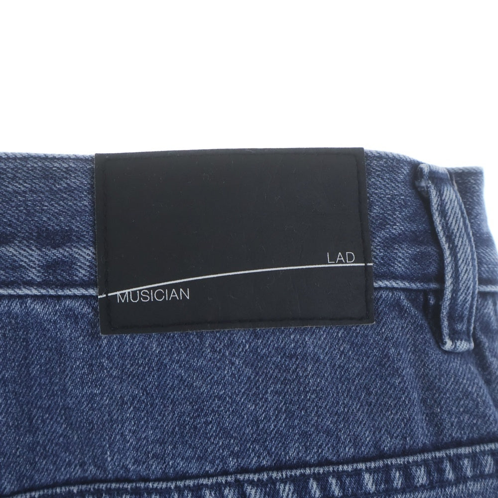 LAD MUSICIAN(ラッドミュージシャン) 12oz Denim Tapered Baggy Pants デニム テーパード バギーパンツ インディゴ 2223-505