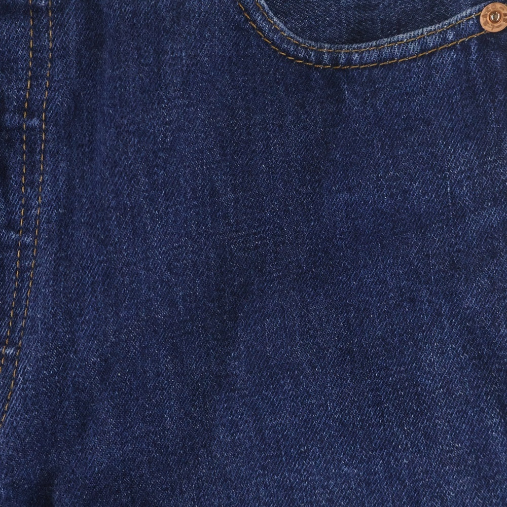 Y.A.R.N(ヤーン) 24AW 501 with 3D Cross Denim クロスニットパッチ デニム インディゴ/ピンク