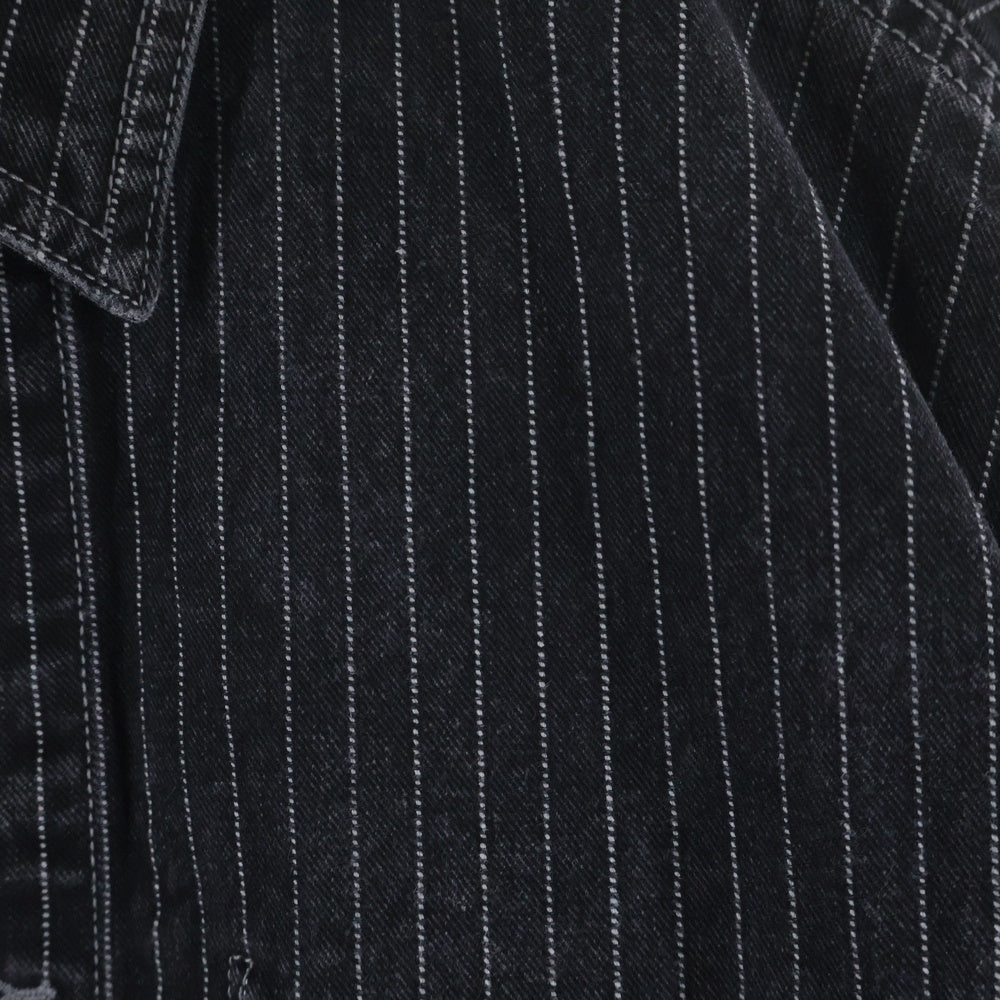 SCHOTT(ショット) OLD HICKORY DENIM JACKET ストライプ オールドヒッコリー デニムジャケット ブラック 782-3952009