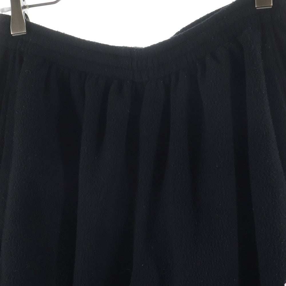 BALENCIAGA(バレンシアガ) 21SS LOGO TRACK SUITS PANTS ロゴ刺繍 ボアフリース トラックパンツ ブラック 675347 TJQ32