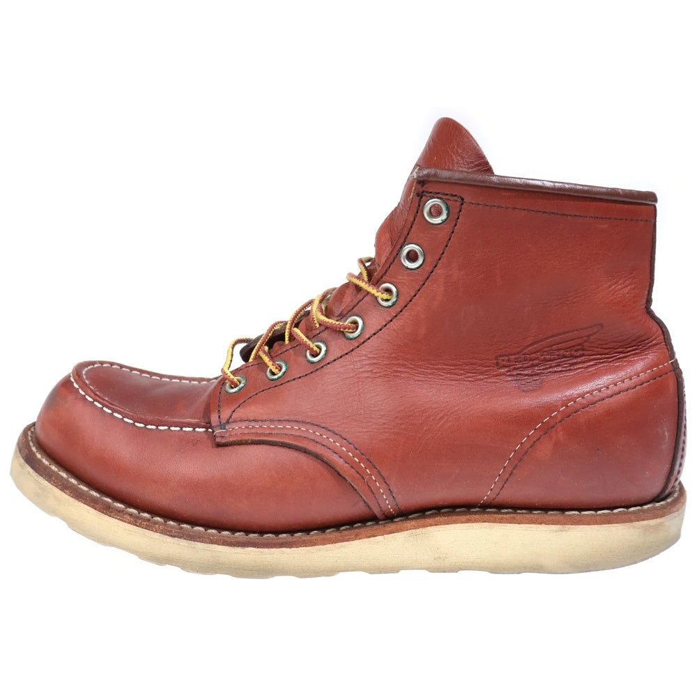 RED WING(レッド ウイング) HERITAGE 6INCH MOC TOE SMITH ヘリテージ モック トゥ スミスレザー ブーツ ブラウン 9106