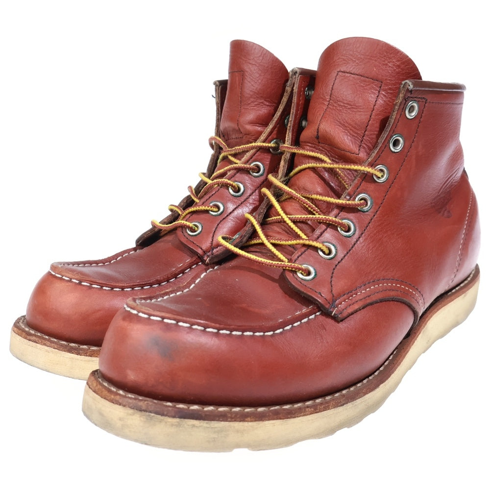 RED WING(レッド ウイング) HERITAGE 6INCH MOC TOE SMITH ヘリテージ モック トゥ スミスレザー ブーツ ブラウン 9106