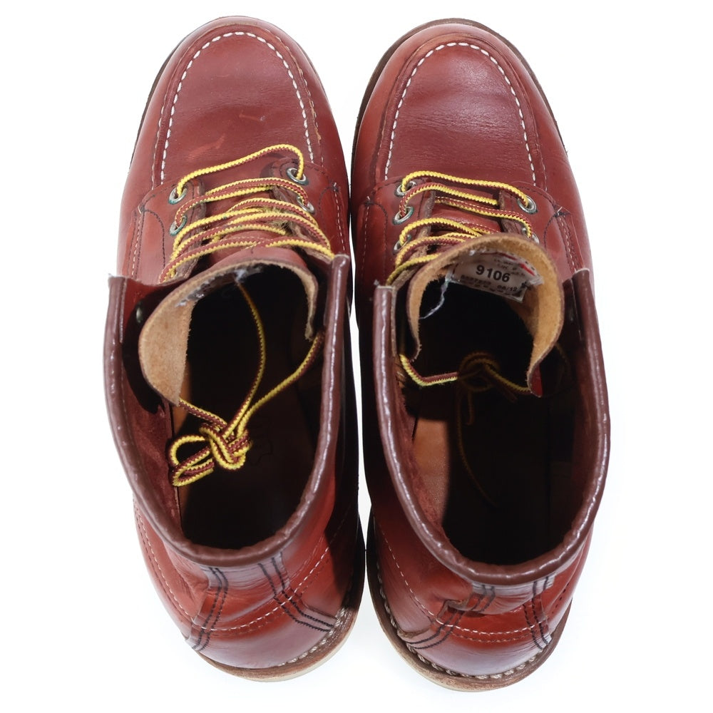 RED WING(レッド ウイング) HERITAGE 6INCH MOC TOE SMITH ヘリテージ モック トゥ スミスレザー ブーツ ブラウン 9106