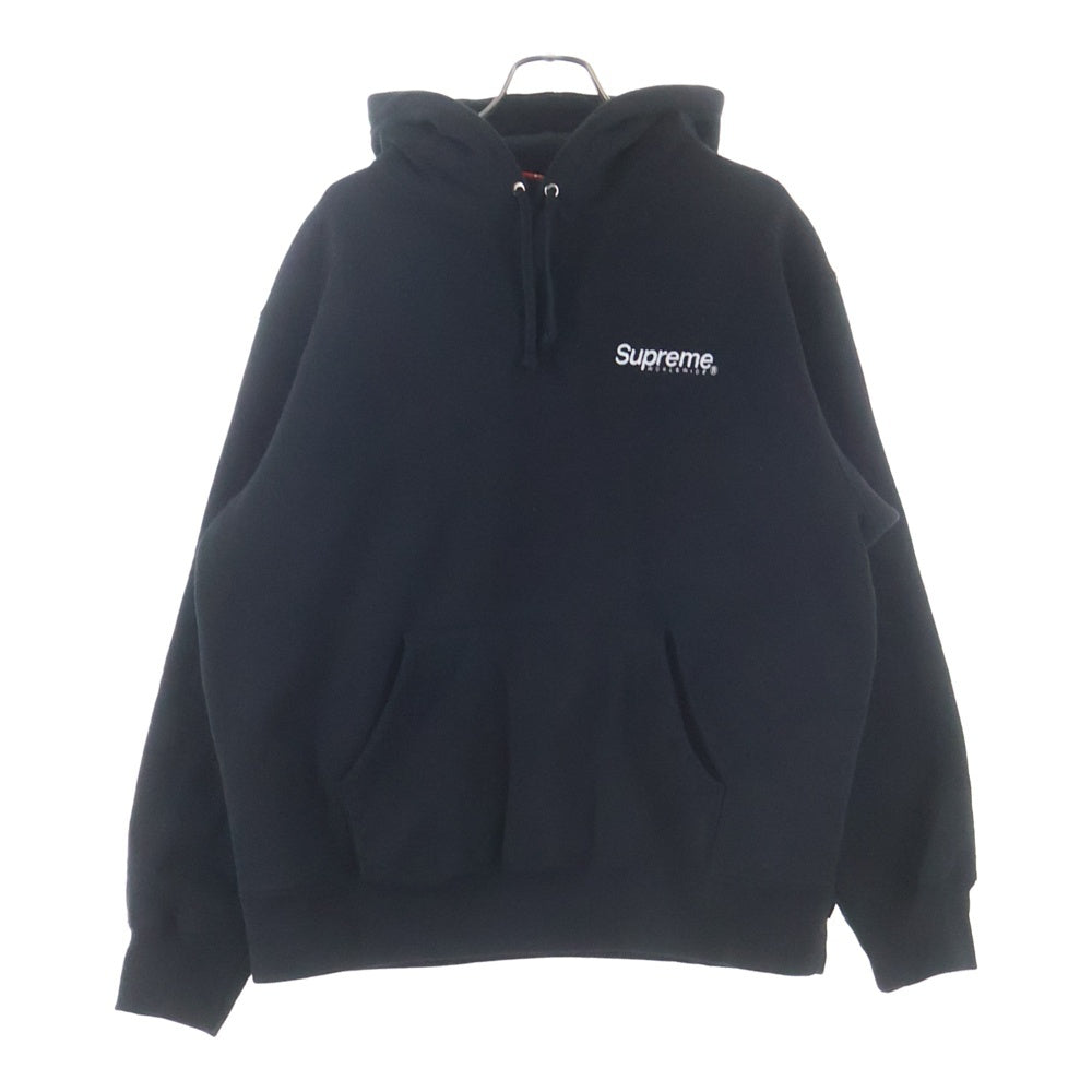 SUPREME(シュプリーム) 23SS World Wide Hooded Sweatshirt ワールドワイド フーデッド シャツ ブラック