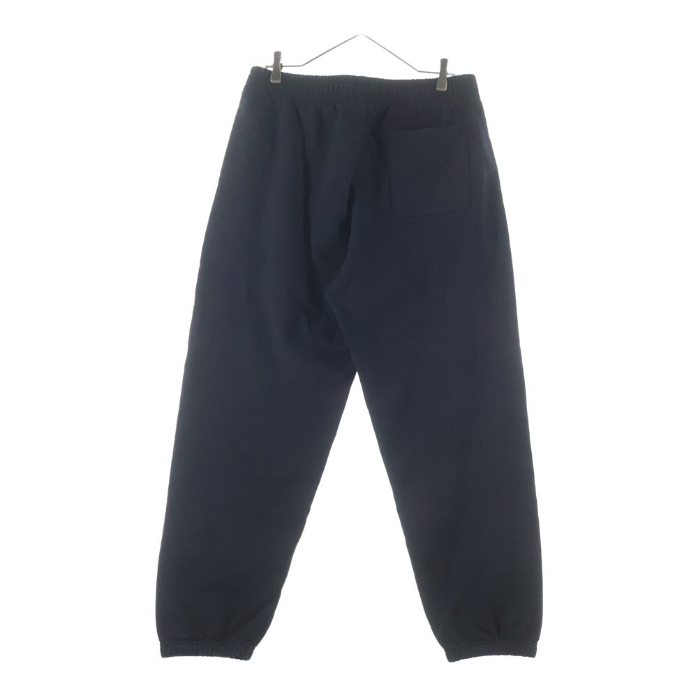 SUPREME(シュプリーム) 24AW Satin Applique Sweatpant サテン アップリケ ロゴ刺繍 スウェットパンツ ブラック