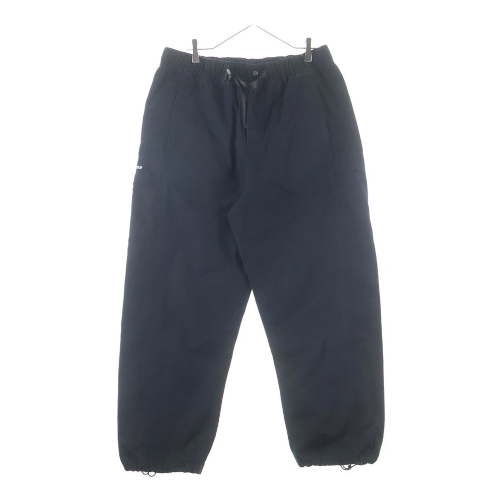 SUPREME(シュプリーム) 23SS Belted Trail Pant サイドロゴ刺繍 ベルテッド トレイル カーゴパンツ ブラック
