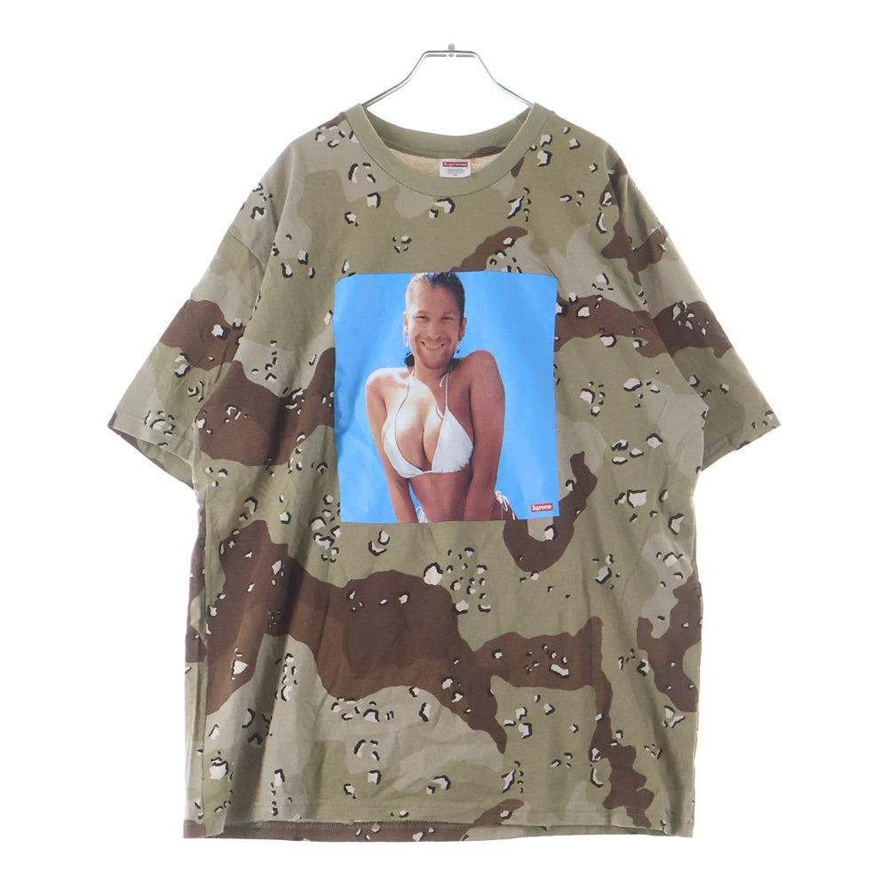 SUPREME(シュプリーム) 25SS Aphex Twin Windowlicker Tee エイフェックス ツイン ウィンドウリッカー フォトプリント カモ柄 クルーネック 半袖Tシャツ カットソー カーキ