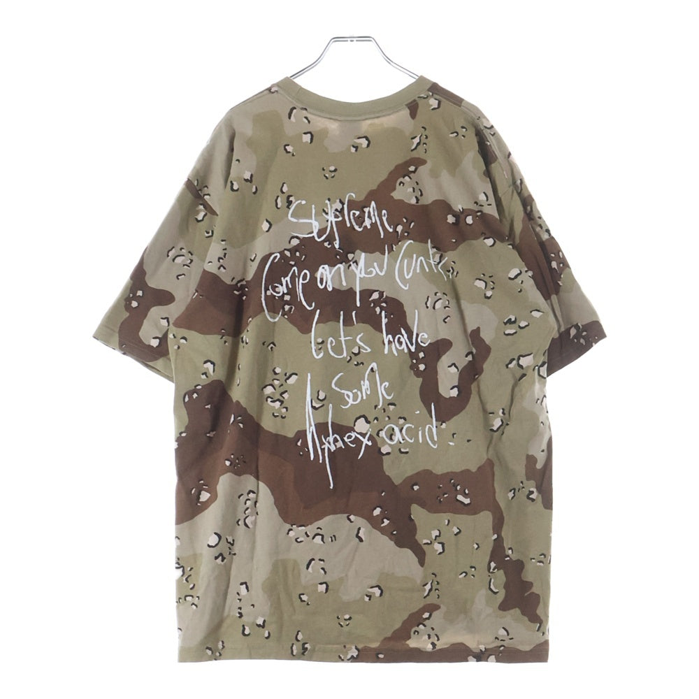 SUPREME(シュプリーム) 25SS Aphex Twin Windowlicker Tee エイフェックス ツイン ウィンドウリッカー フォトプリント カモ柄 クルーネック 半袖Tシャツ カットソー カーキ