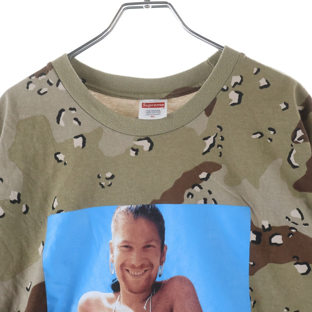 SUPREME(シュプリーム) 25SS Aphex Twin Windowlicker Tee エイフェックス ツイン ウィンドウリッカー フォトプリント カモ柄 クルーネック 半袖Tシャツ カットソー カーキ