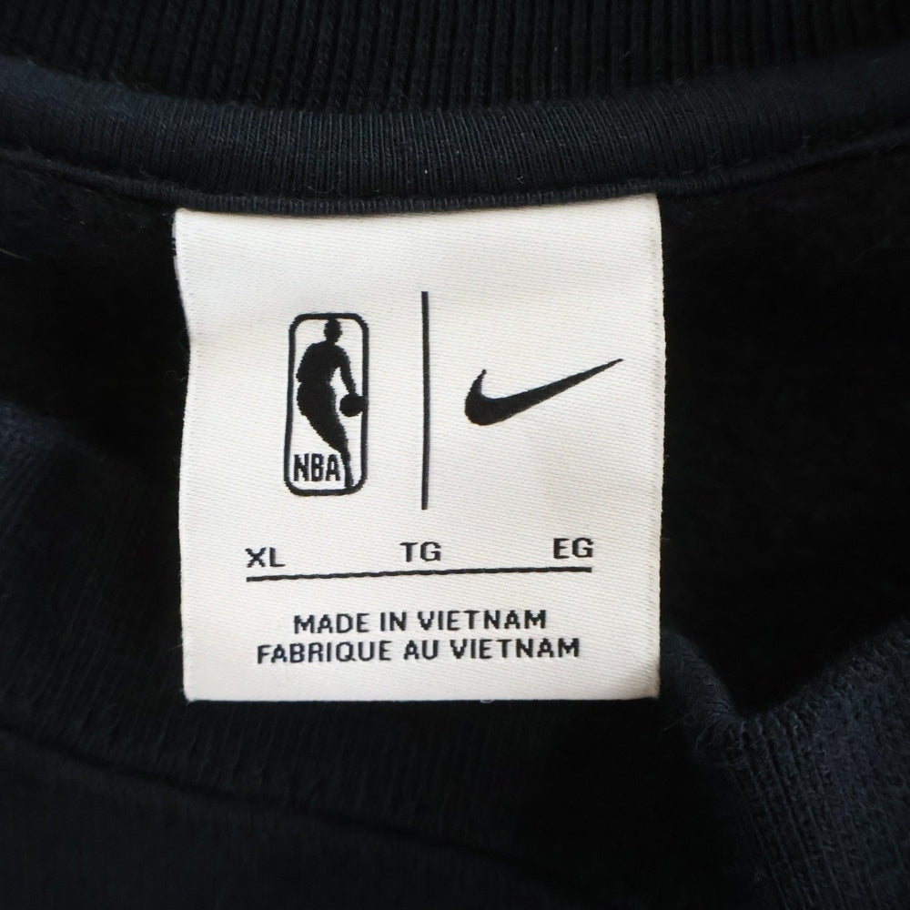 NIKE(ナイキ) × KITH × New York Knicks Fleece Crewneck キス ニューヨークニックス クルーネック スウェットトレーナー ブラック CZ5611-010