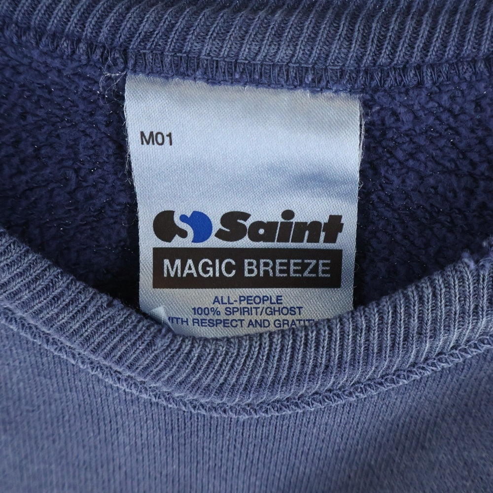 SAINT MICHAEL(セントマイケル) 26SS ディズニー ティンカーベル ヴィンテージ加工 スウェット トレーナー SM-MK-0000-C80