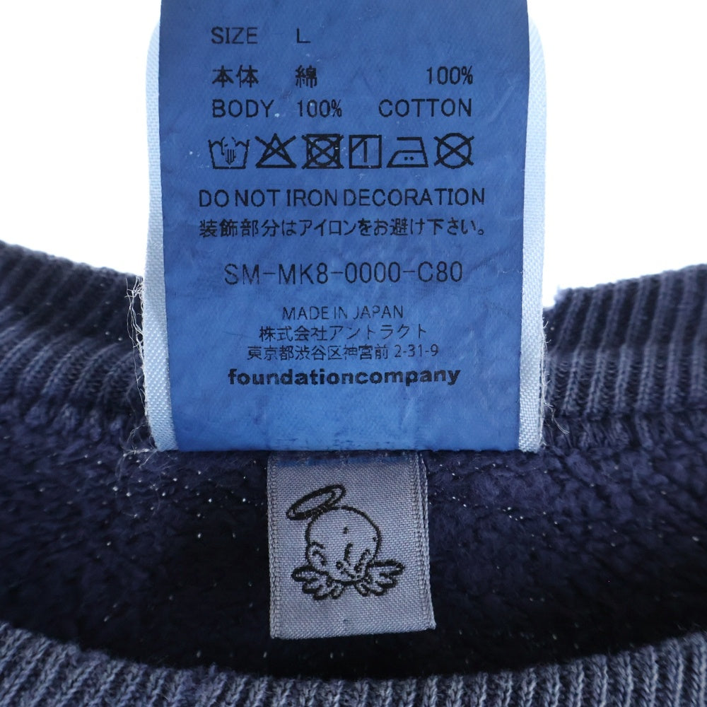 SAINT MICHAEL(セントマイケル) 26SS ディズニー ティンカーベル ヴィンテージ加工 スウェット トレーナー SM-MK-0000-C80