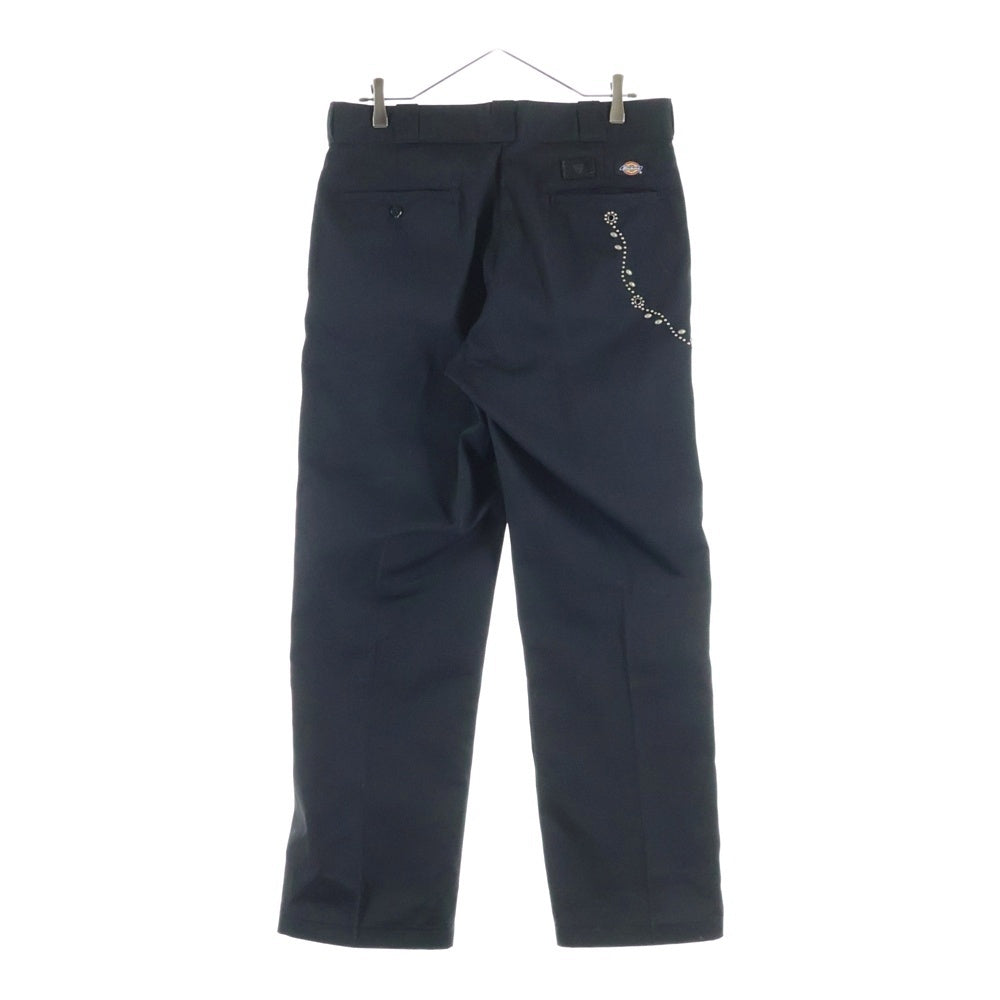 HTC(エイチティーシー) × Dickies 874 SN32 W.CHAIN ディッキーズ Wチェーンスタッズ チノパンツ ブラック