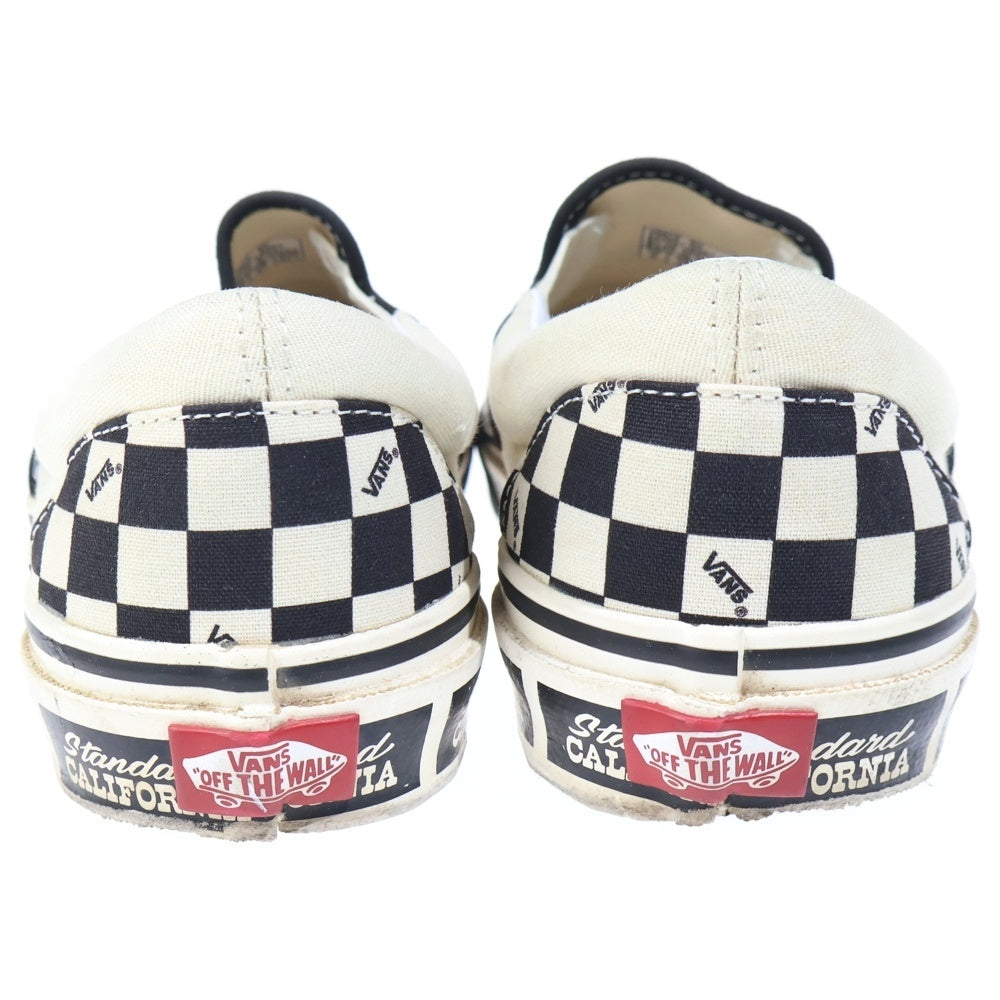 VANS(ヴァンズ) ×STANDARD CALIFORNIA SD SLIP ON スタンダードカリフォルニア スリッポン チェッカーボード ローカットスニーカー US9/27cm ブラック/ホワイト V98CF SD