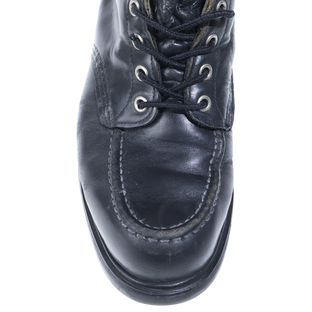 RED WING(レッド ウイング) 00s 刺繍羽タグ SUPERSOLE 6INCH MOC TOE BOOTS 8133 スーパーソール モックトゥ ブーツ ブラック