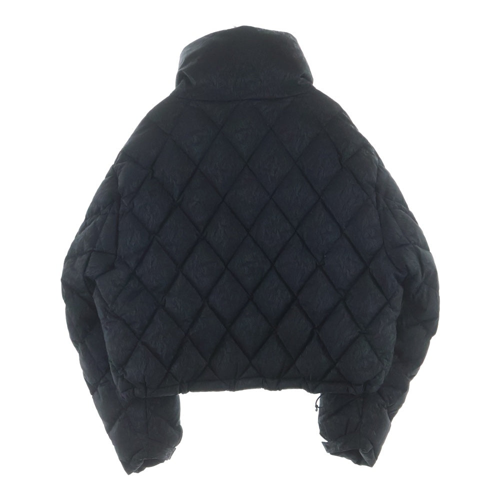 BREATH(ブレス) 25AW FAUX LEATHER SHINY QUILTING DOWN JACKET キルティング ダウンジャケット ブラック BR25AW-00019