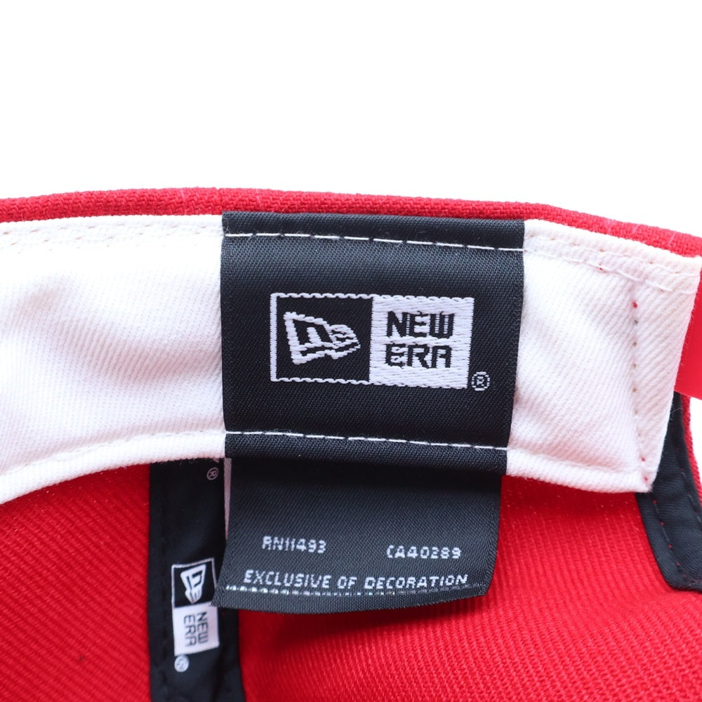 SAINT MICHAEL(セントマイケル) 24SS × New Era MX Cap ニューエラ MX刺繍 ベースボールキャップ 帽子 レッド