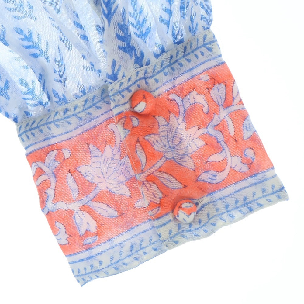 RON HERMAN(ロンハーマン) ×SZ Blockprints Silk Jodhpur Dress エスゼットブロックプリント 別注 シルク ジョドプル ドレス ワンピース マルチ レディース