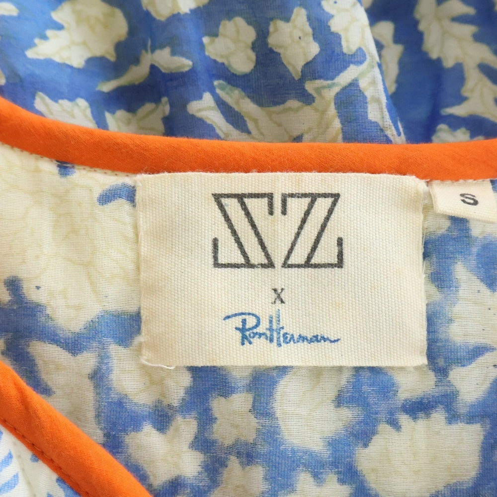 RON HERMAN(ロンハーマン) ×SZ Blockprints Silk Jodhpur Dress エスゼットブロックプリント 別注 シルク ジョドプル ドレス ワンピース マルチ レディース