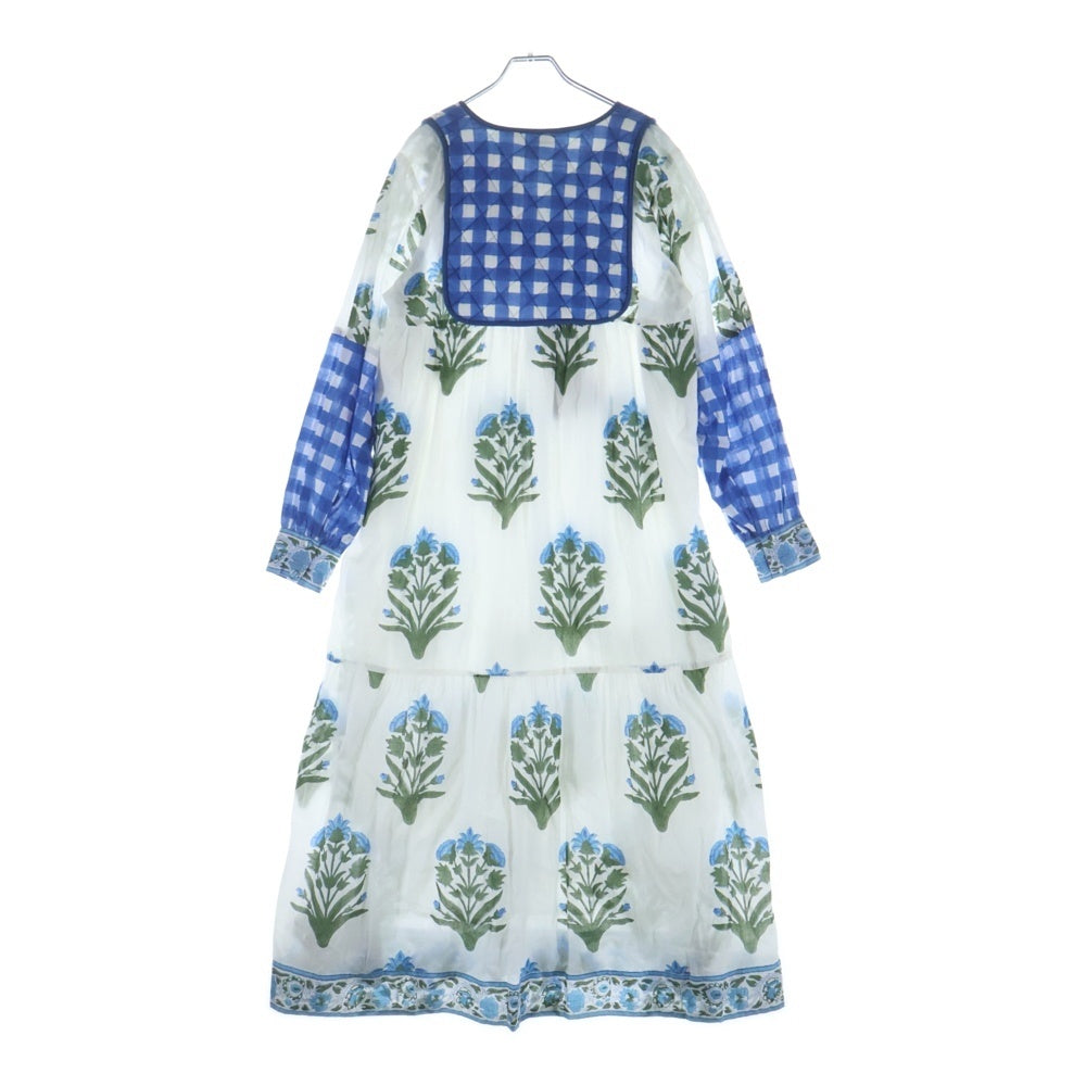 RON HERMAN(ロンハーマン) ×SZ Blockprints Silk Jodhpur Dress エスゼットブロックプリント シルク ジョドプル ドレス ワンピース マルチ レディース