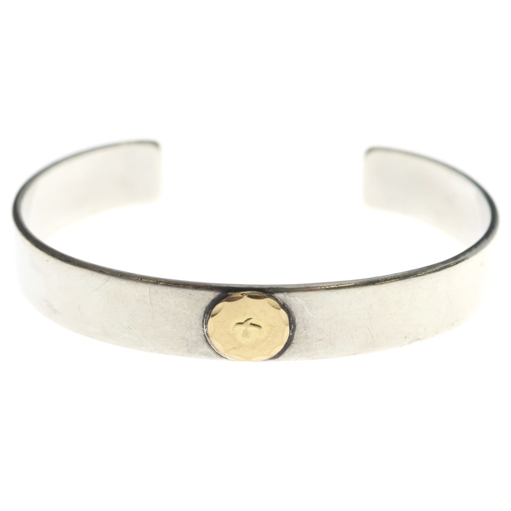 goro's(ゴローズ) 平打ちブレスL バングル シルバー/ゴールド BGA098