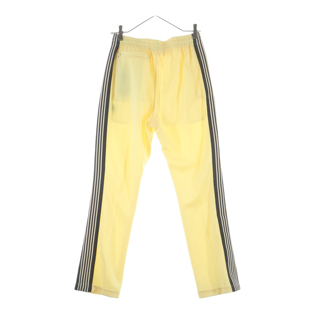 Needles(ニードルス) ×STUDIOUS TRACK PANT サイドライン ロゴ刺繍 トラックパンツ イエロー MR445