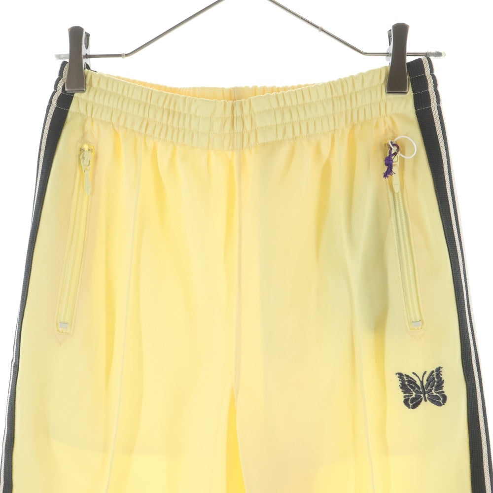 Needles(ニードルス) ×STUDIOUS TRACK PANT サイドライン ロゴ刺繍 トラックパンツ イエロー MR445