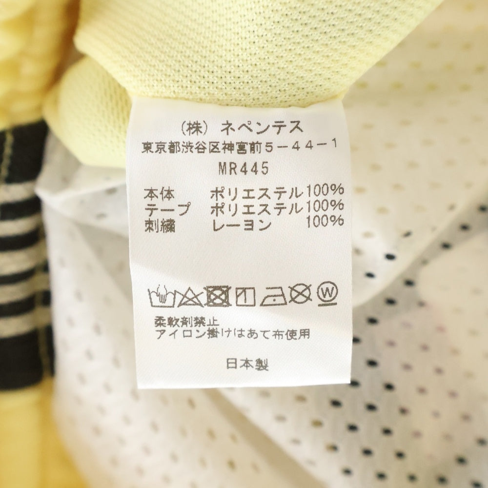 Needles(ニードルス) ×STUDIOUS TRACK PANT サイドライン ロゴ刺繍 トラックパンツ イエロー MR445